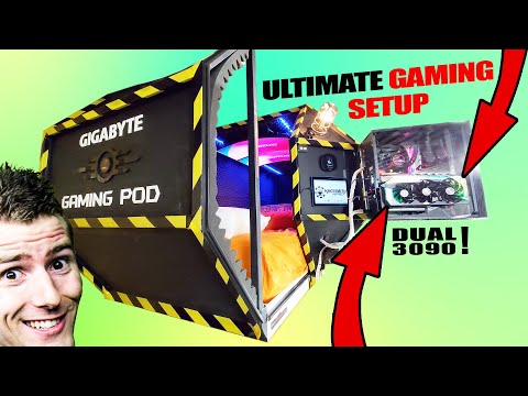 We made the ULTIMATE GAMING POD!