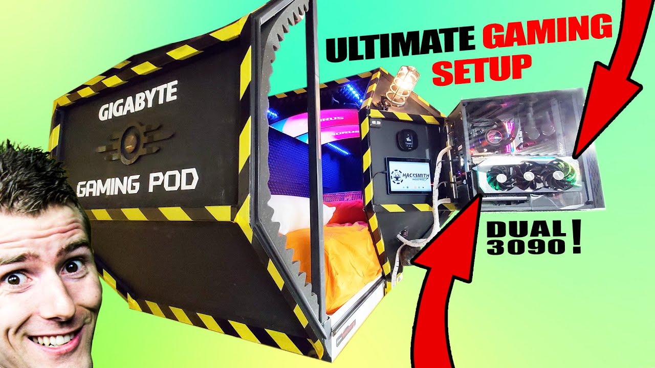 Watch video We made the ULTIMATE GAMING POD! Now We made the ULTIMATE GAMING POD!