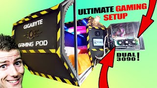 We made the ULTIMATE GAMING POD!