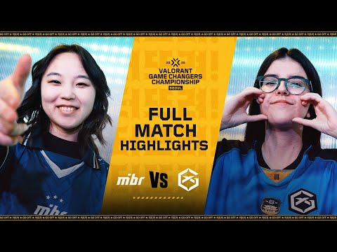 MIBR vs. GX | MATCH HIGHLIGHTS | VALORANT Game Changers Championship - Knockouts