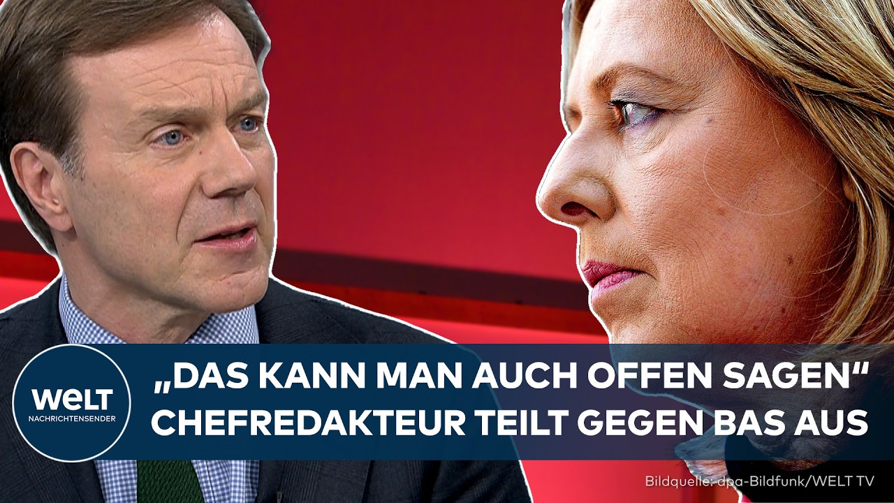 BAS TRITT ZURÜCK: "Das kann man auch offen sagen" – Chefredakteur teil gegen die Ex-Ministerin aus