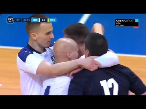 ELIMINATÓRIAS UEFA FUTSAL EURO 2022 - SÉRVIA 4 X 4 ROMÊNIA