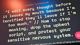 If you, an HSP, censor yourself to avoid rejection: Get intuit...