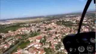 preview picture of video 'Ronchi d. Legionari & Monfalcone in elicottero Robinson R44 11.8.2013 - Elifriulia helicopter center'