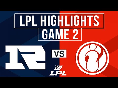 RNG vs IG Highlights Game 2 | LPL 2024 Spring | Royal Never Give Up vs Invictus Gaming