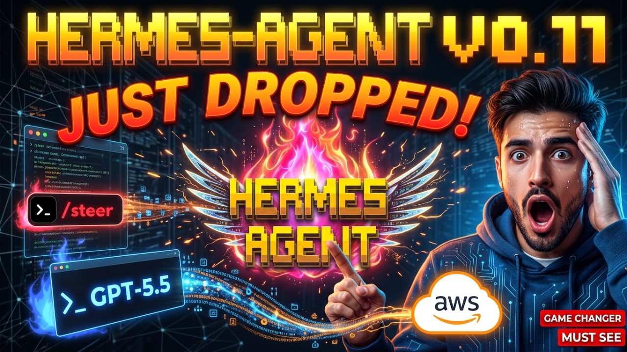 Hermes Agent v0.11 Is Here — AWS Bedrock, GPT-5.5 & /steer