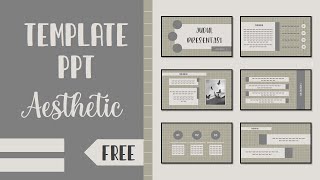 PART #18 📍 TEMPLATE PPT AESTHETIC  ~ FREE DOWNLOAD