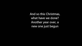 Happy Xmas (War is over) - Maroon 5 with lyrics