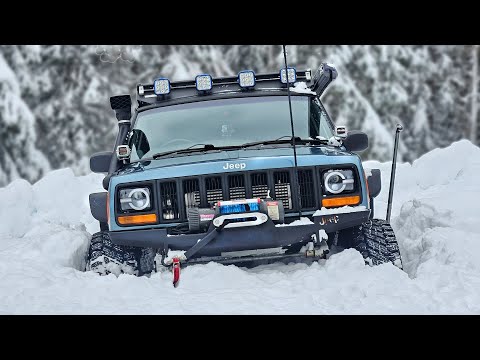 Driving The Same Road In Different Snow Conditions