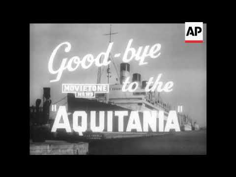 RMS Aquitania's Final Voyage, 1950
