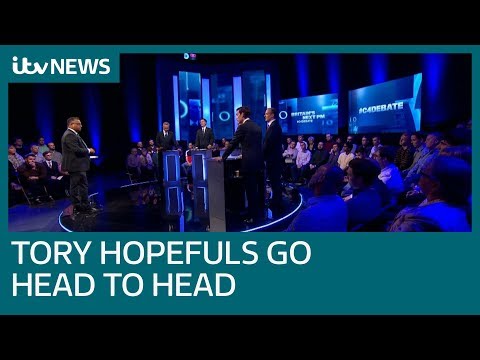 Tory candidates face each other in first televised debate | ITV News