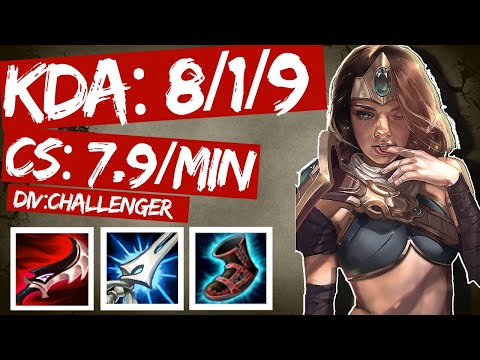 Sivir ADC vs Caitlyn s11 (KDA: 8/1/9/): FULL GAME CHALLENGER REPLAY