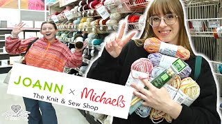 The New Michaels X Joann Knit Sew Shop is Here! | PassioKnit Vlog