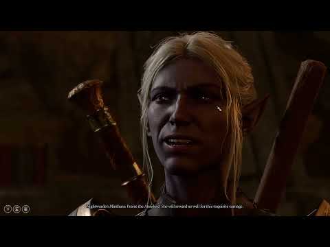 Telling Minthara that I've already killed all the tieflings