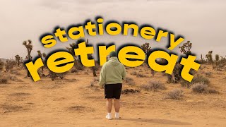 A Stationery Retreat in Joshua Tree 🏕️ JOBSJOURNAL