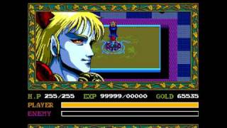 [PC-Engine] イースⅠ．Ⅱ A3.ダルク=ファクトとの会話シーン HD 720