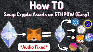 How to Swap Tokens on Ethereum PoW (ETHPOW/ETHW) - Easiest Way (Fixed Audio)