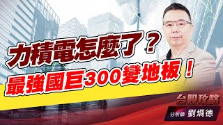 力積電怎麼了？最強國巨300變地板！｜台股攻略｜劉烱德 (圖)