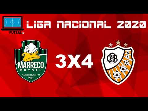 Gols Marreco Futsal 3 x 4 ACBF (Carlos Barbosa) - Liga Nacional 2020