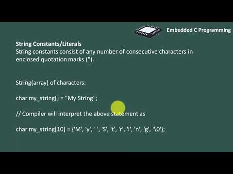 FREE course on Basics of Embedded C programming for beginners