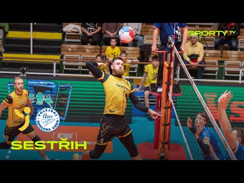 Volejbal Brno vs. AERO Odolena Voda 3:0 | Extraliga muži | SESTŘIH