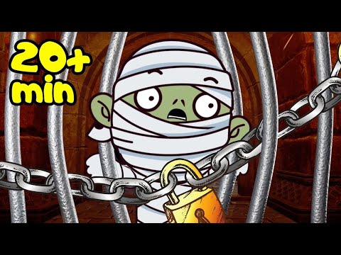 Baby Mummy Escape Room Challenge + Baby Zombie | Spooky Kids Songs Mega Compilation