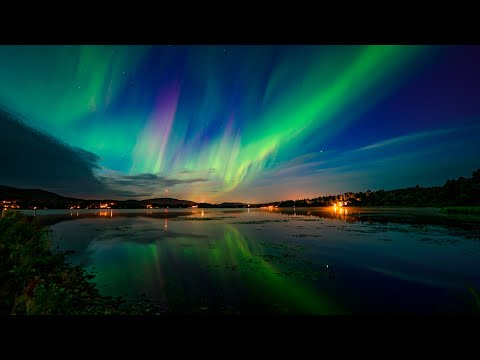 Noctilucent Clouds And First Summer Aurora In Northern Sweden, August 2022
