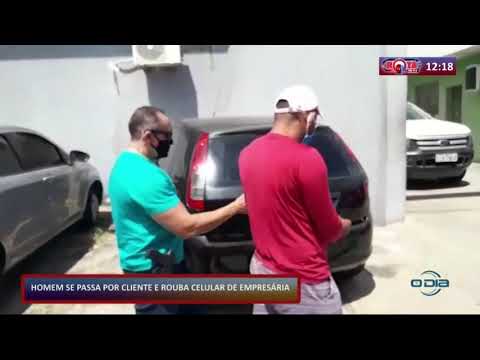 Homem se passa por cliente e rouba celular de empresaÌria 16 07 20