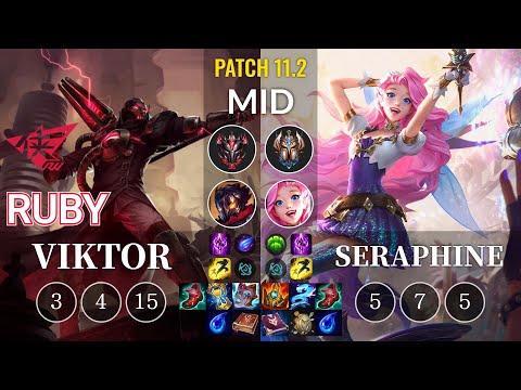 RW Ruby Viktor vs Seraphine Mid - KR Patch 11.2