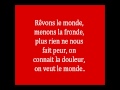 Je veux le monde-Nathalia (paroles) 