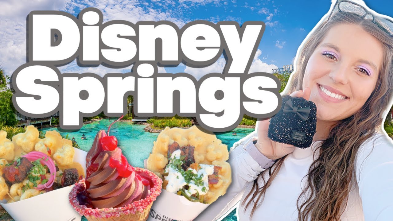 New at Disney Springs Vlog | Merch & Snacks, Drop Shop, Market Place Snacks & Swirls on the Water!