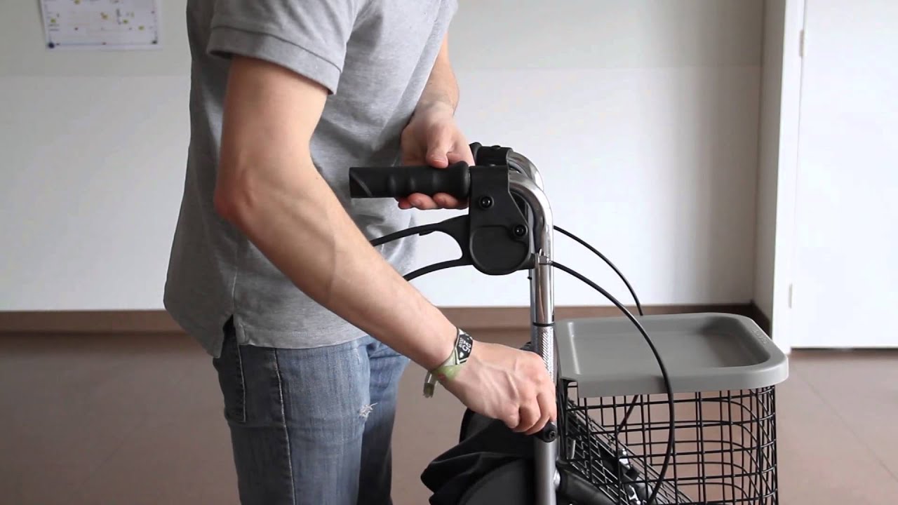 DÉAMBULATEUR 3 ROUES AVEC PANIER DELTA 3