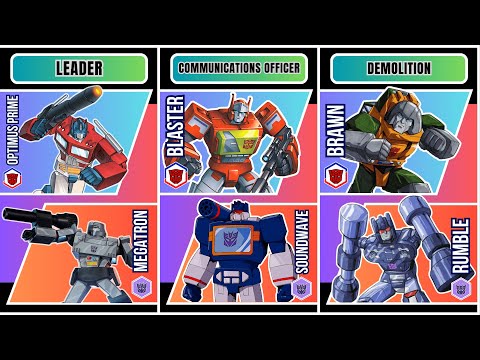 G1 Autobots vs Decepticons: Roles & Functions Comparison #transformers #autobots #decepticons