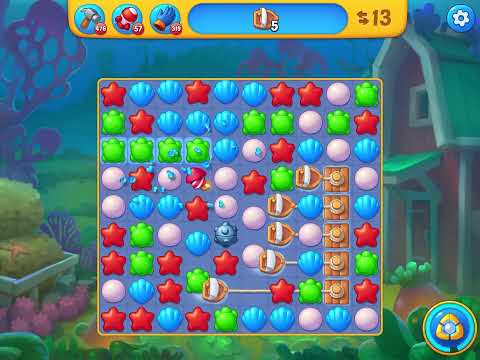 Fishdom level 7501 no boosters フィッシュダム ノーマル [Friend's]