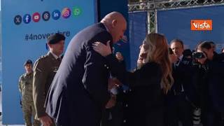 Meloni al villaggio Difesa a Roma omaggia i militari morti in Bosnia