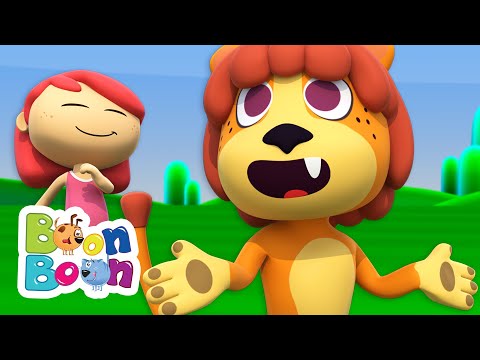 Leul Puf - Cântece cu animale pentru copii | Cântece BoonBoon