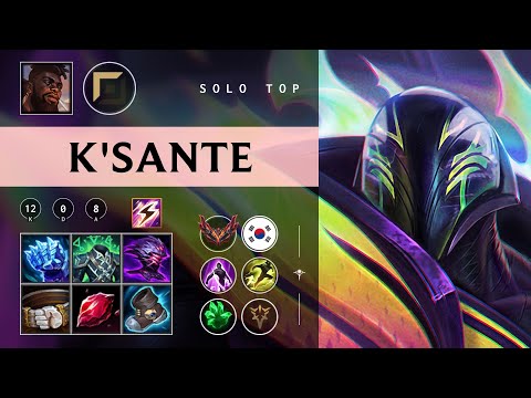 K'Sante Top vs Malphite - KR Grandmaster Patch 26.01