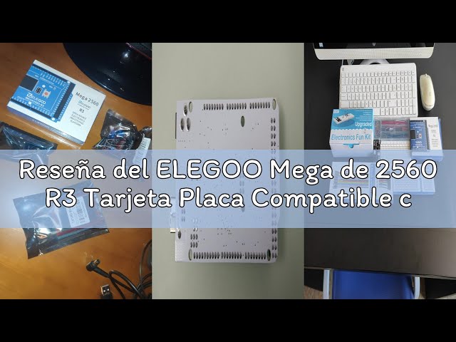 Vídeo relacionado con ELEGOO Mega de 2560 R3 Tarjeta Placa Compatible con Arduino IDE con Microcontrolador Basada en el Mega con USB Cable Azul Versión Mega Kit