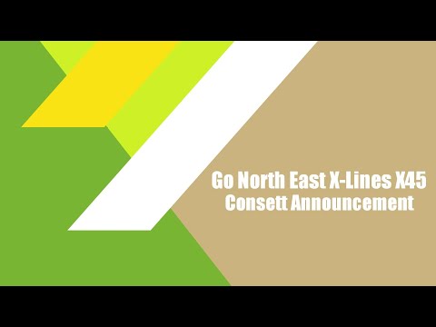 Go north east announcement: X-Lines X45 to Consett.