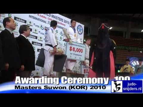 Judo 2010 Suwon: Medal Ceremony [-100kg].