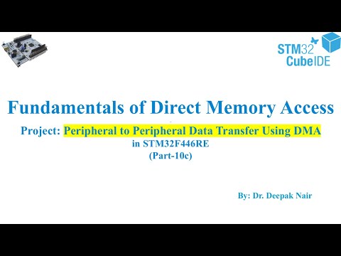 Peripheral To Peripheral Data Transfer Using DMA