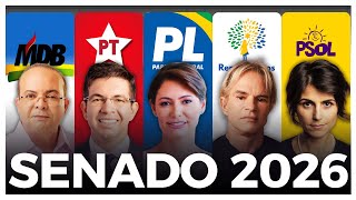 Election poll in all 27 states of Brazil! Which party will elect the most senators in 2026? PL, P...