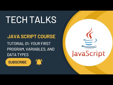 Javascript Tutorial 01 Your First Program Variables And Data Types Javascript Full Course