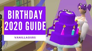 Cat Ears 🐱! OSRS Birthday Event 2020 Guide 🎉