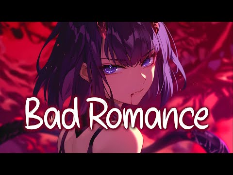 「Nightcore」 Bad Romance - Lady Gaga ♡ (Lyrics)