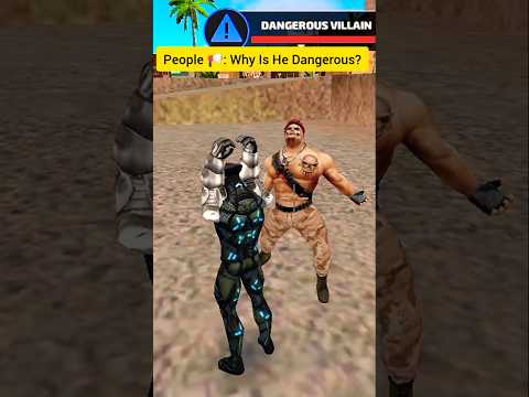 The OP Dangerous Villain ☠️🔥 | Rope Hero Vice Town #shorts