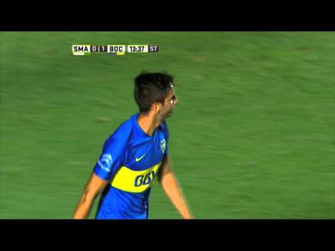 Se perdió el segundo. San Martín SJ 0 - Boca 1. Fecha 3. Primera División 2015.