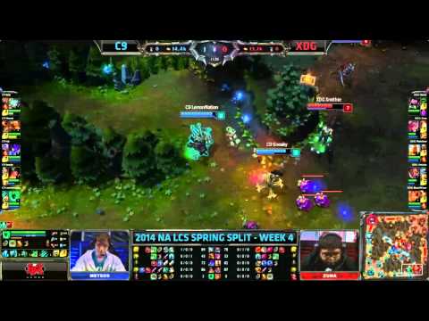 Cloud 9 vs  XDG Gaming - LCS NA 2014 W4D1