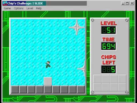 Chip's Challenge 1 Level 51 (I Slide) - 655 seconds