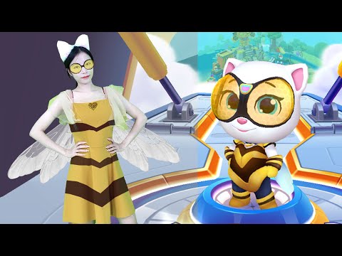 Imitate the Queen of Bees Angela | My Talking Angela In The Real Life